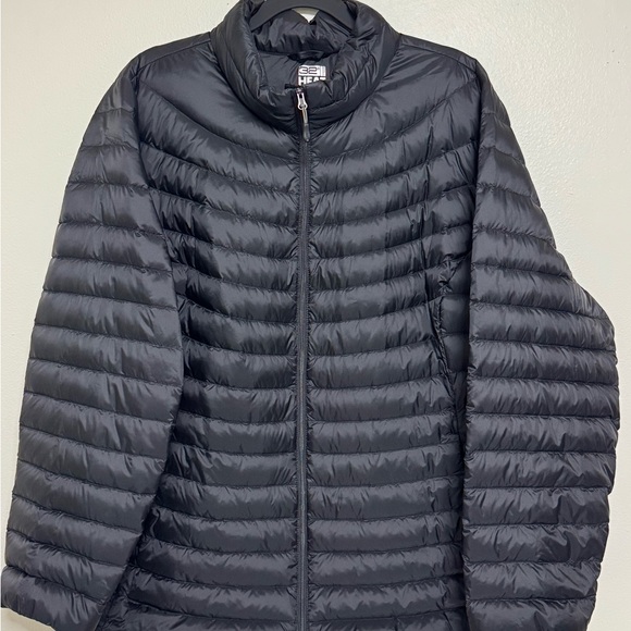 Black Puffer Jacket Plus Size - Picture 1 of 6